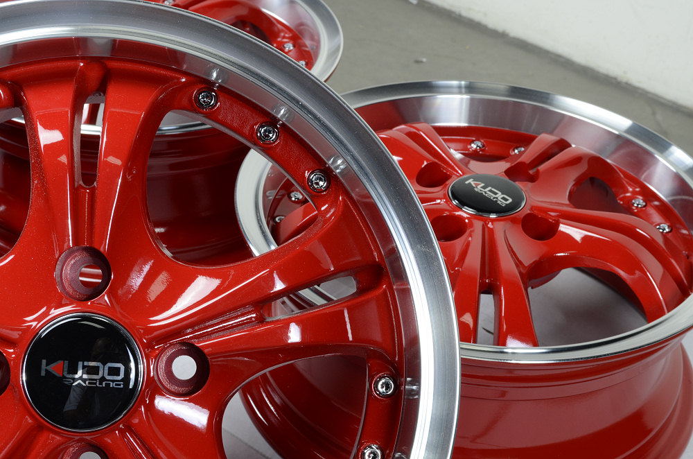 Honda prelude wheels red vents #3
