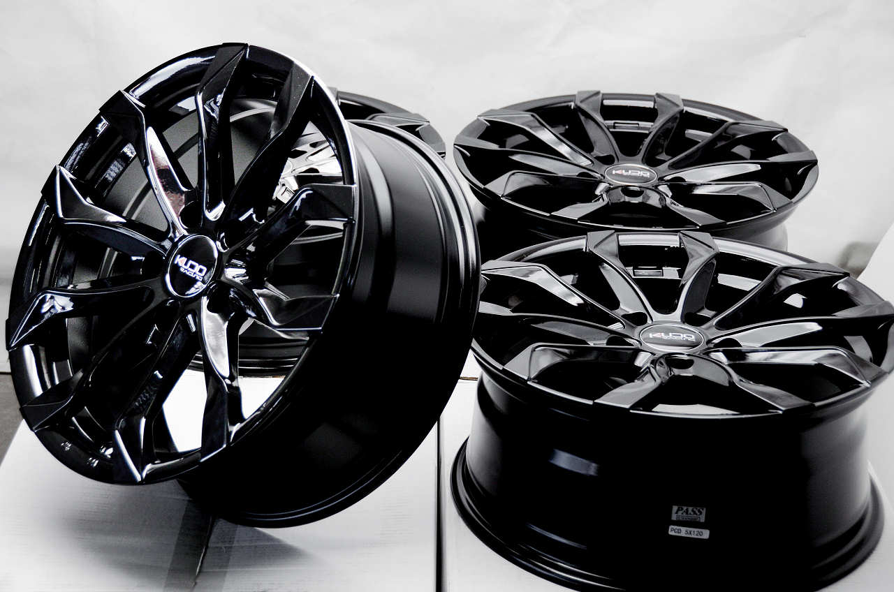 17x7.5 Wheels Black Rims 5x114.3