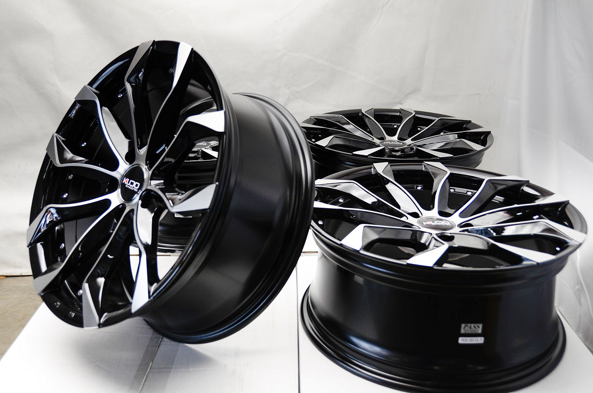 18x8 Mercedes Wheels Black 5x112 Rims