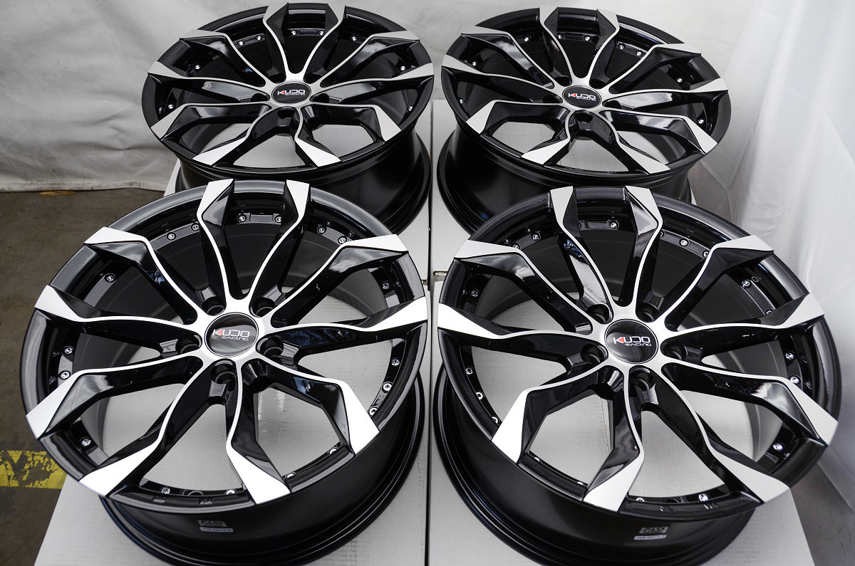 18x8 Mercedes Wheels Black 5x112 Rims