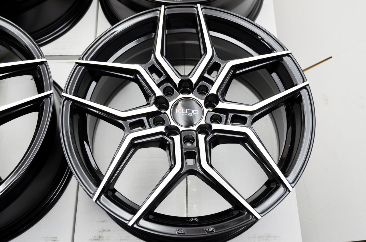 16x7 Civic Wheels Black Rims 5x100 5x114.3